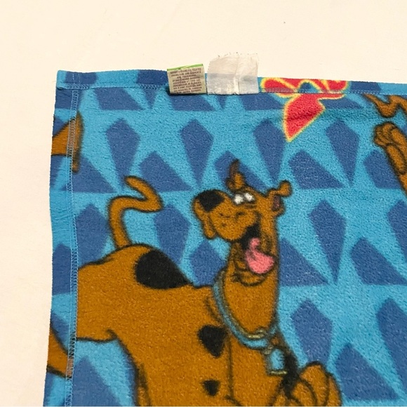 Vintage Scooby Doo Blue Fleece Blanket - Picture 13 of 16